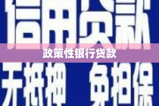 太子河政策性银行贷款