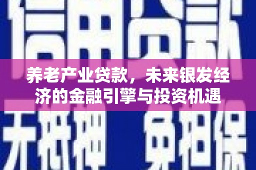 罗定养老产业贷款，未来银发经济的金融引擎与投资机遇