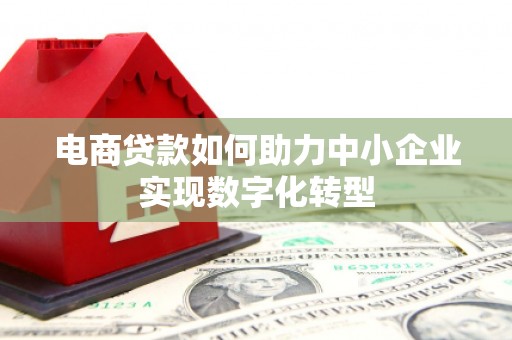 文安电商贷款如何助力中小企业实现数字化转型