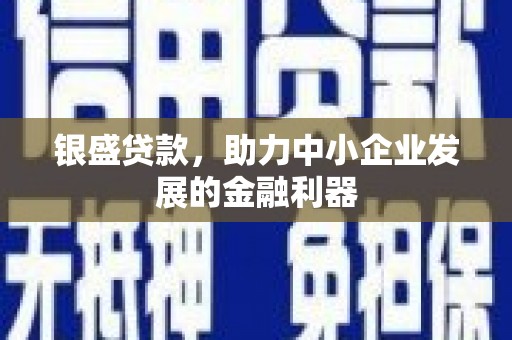 山海关银盛贷款，助力中小企业发展的金融利器