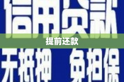江海提前还款