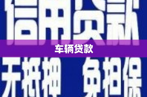 西海岸车辆贷款