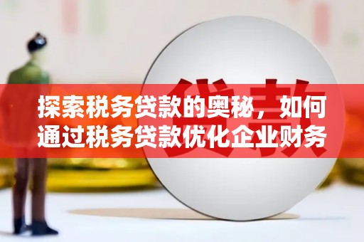 集贤探索税务贷款的奥秘，如何通过税务贷款优化企业财务