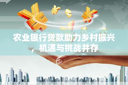 东昌府农业银行贷款助力乡村振兴，机遇与挑战并存