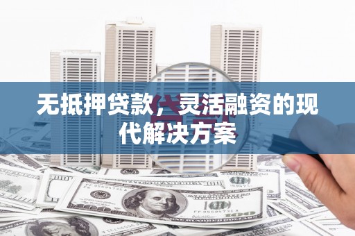 离岛无抵押贷款，灵活融资的现代解决方案