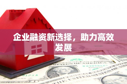 原州企业融资新选择，助力高效发展